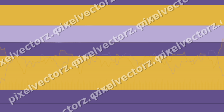 Glowing neon chart background in amber and purple