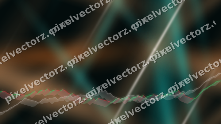 Nahtloser Neon Diagramm Hintergrund in Orange und Petrol