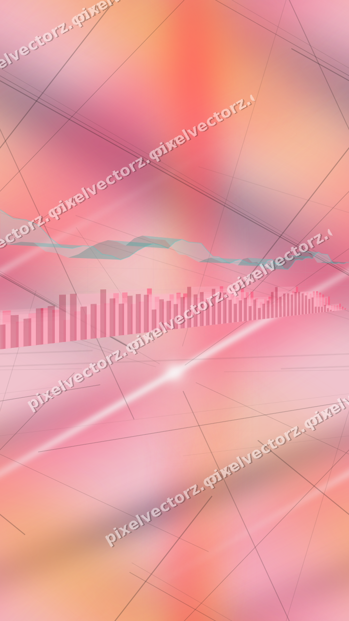 Nahtloser Pastell Diagramm Hintergrund in Rosa und Bernstein