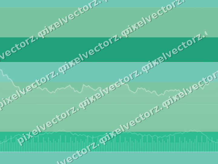 Soft pastel chart background in green and teal