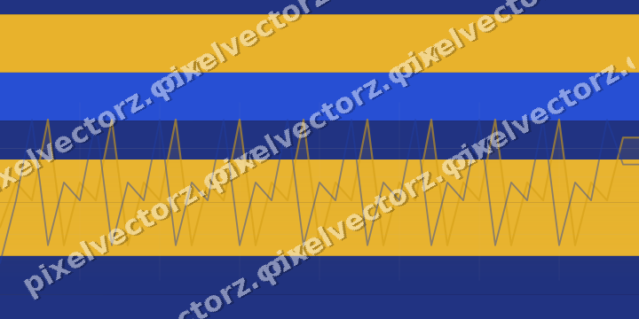 Glowing neon chart background in amber and blue