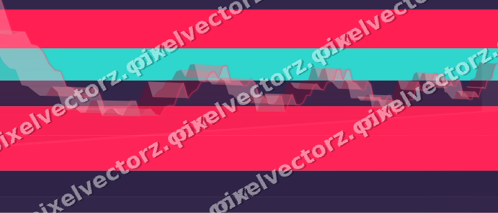 Soft pastel chart background in pink and amber