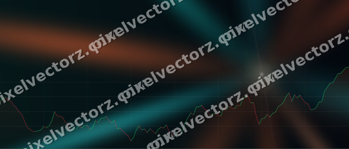 Leuchtender Neon Diagramm Hintergrund in Orange und Petrol