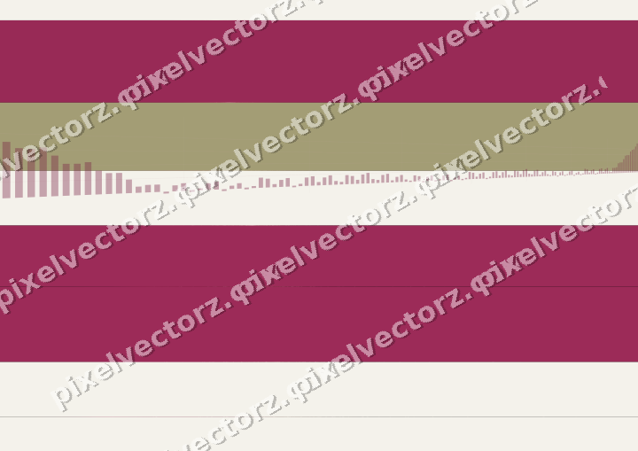 Glowing neon chart background in pink and yellow