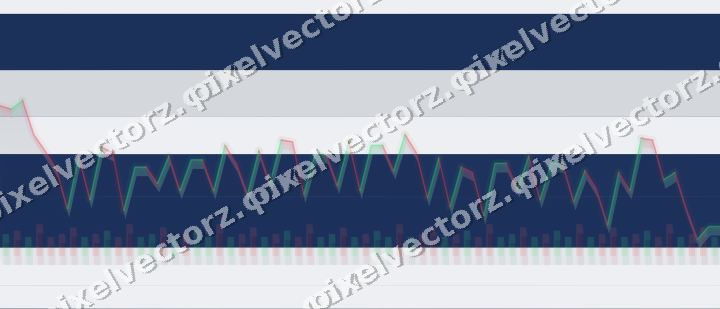 Glowing neon chart background in dark blue and white