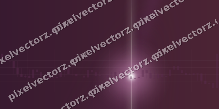 Glowing neon chart background in dark magenta and lime