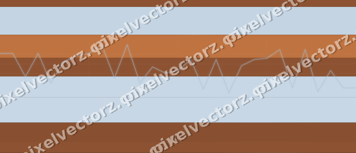 Glowing neon chart background in blue and orange