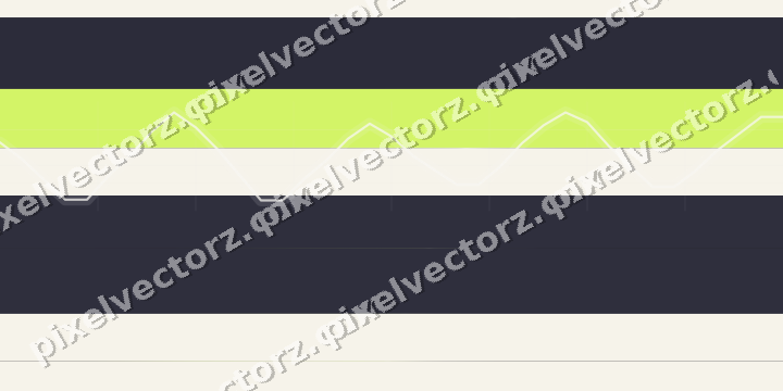 Glowing neon chart background in purple and lime
