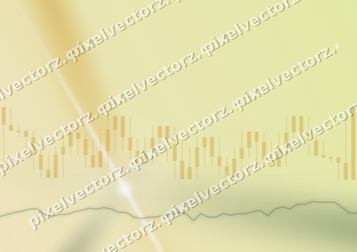 Soft pastel chart background in amber and dark green