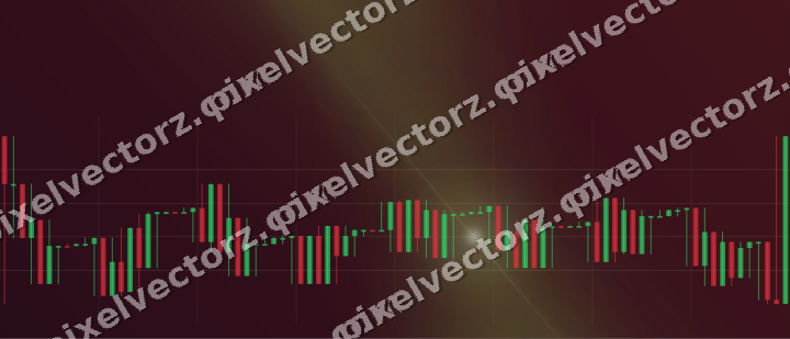 Glowing neon chart background in lime and pink