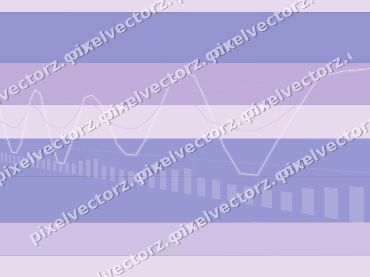 Glowing neon chart background in purple and blue