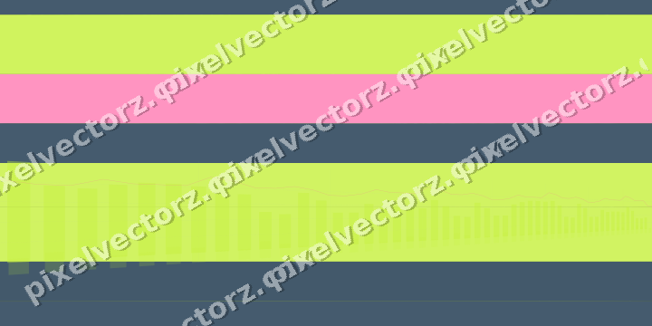 Glowing neon chart background in lime and amber