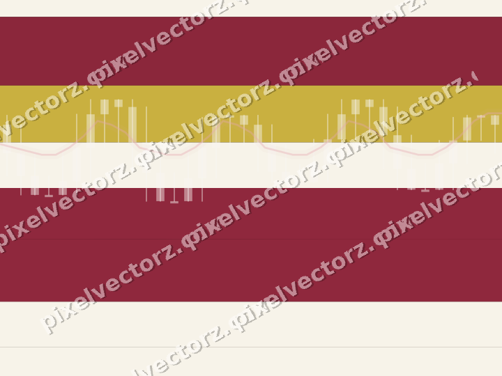 Glowing neon chart background in pink and red