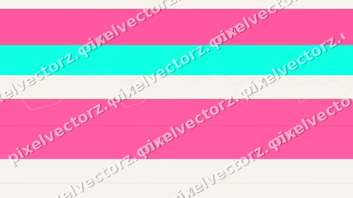 Glowing neon chart background in pink and orange