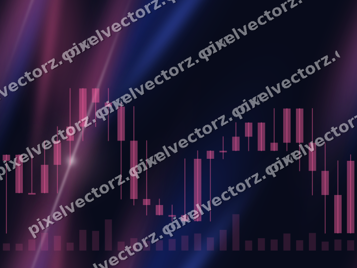 Nahtloser Neon Diagramm Hintergrund in Rosa und Blau