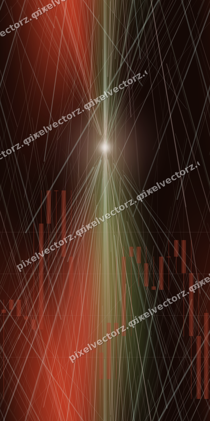 Nahtloser Neon Diagramm Hintergrund in Rot und Orange