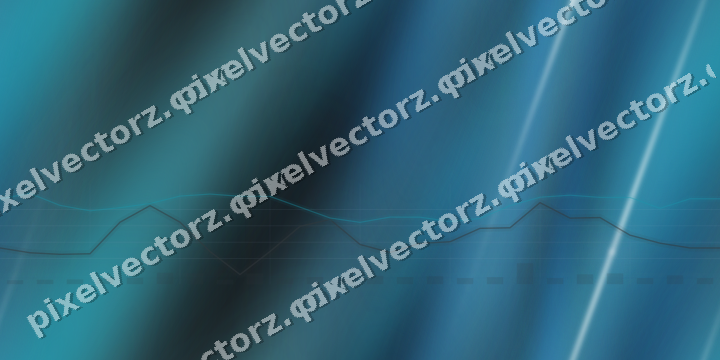 Nahtloser Neon Diagramm Hintergrund in Blau und Petrol