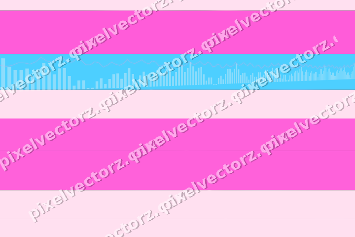 Glowing neon chart background in magenta and purple