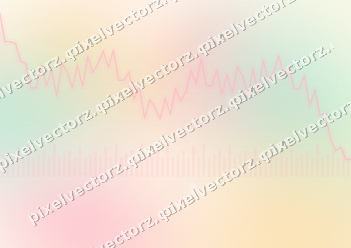 Soft pastel chart background in pale pink and pale amber