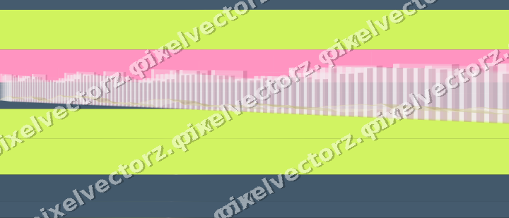 Glowing neon chart background in lime and amber