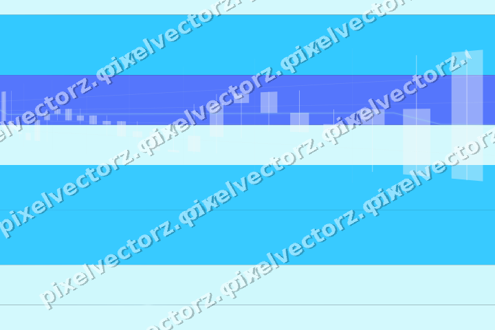 Glowing neon chart background in cyan and teal
