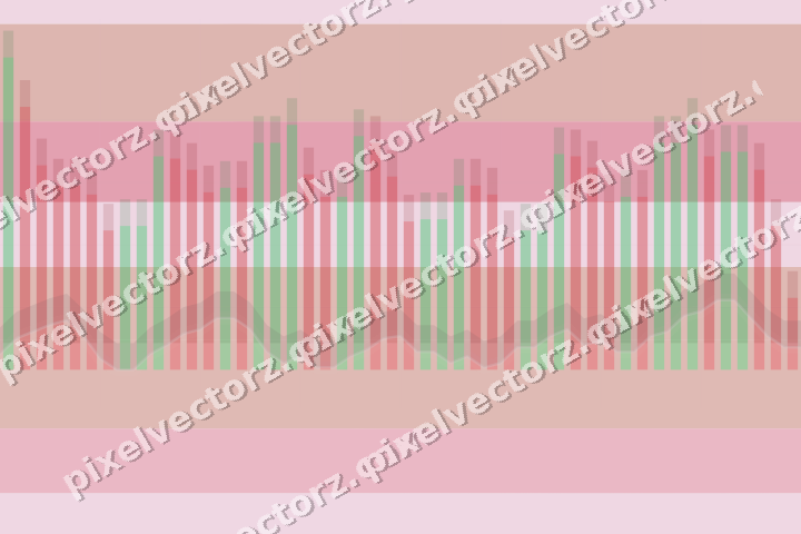 Soft pastel chart background in pale pink and pale red
