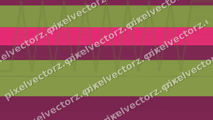 Glowing neon chart background in lime and pink