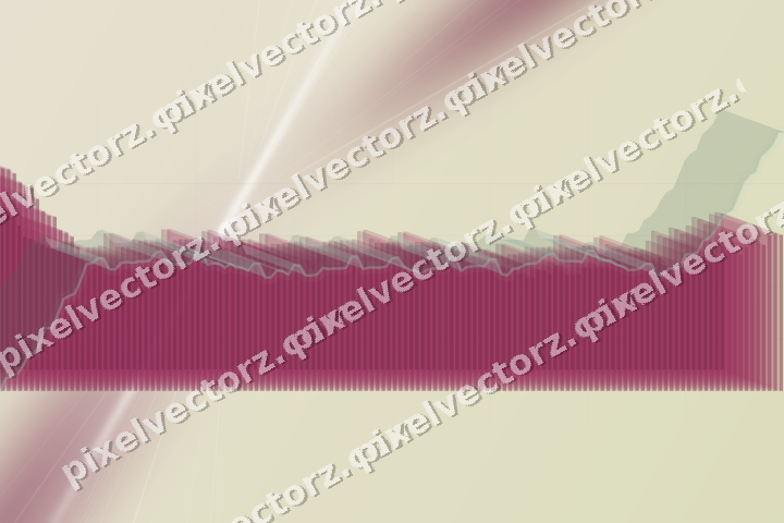 Soft pastel chart background in dark pink and green
