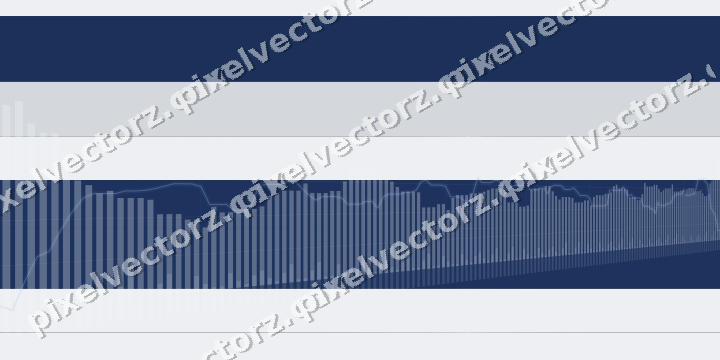 Glowing neon chart background in dark blue and white