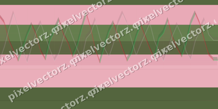 Glowing neon chart background in pink and lime