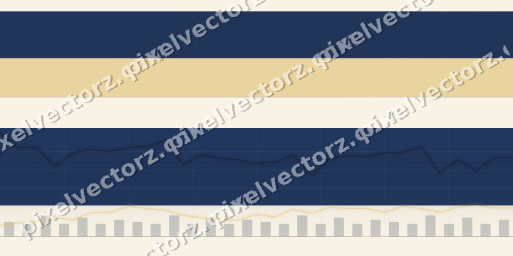 Glowing neon chart background in dark blue and amber