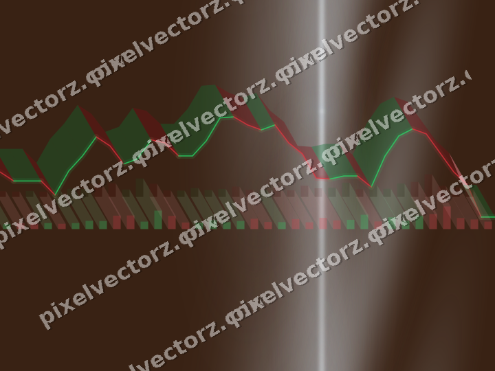 Nahtloser Neon Diagramm Hintergrund in Blau und Orange