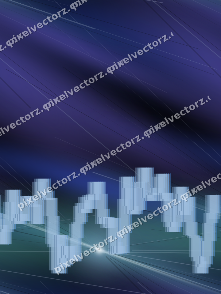 Nahtloser Neon Diagramm Hintergrund in Blau und Türkis