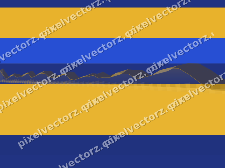 Glowing neon chart background in amber and blue