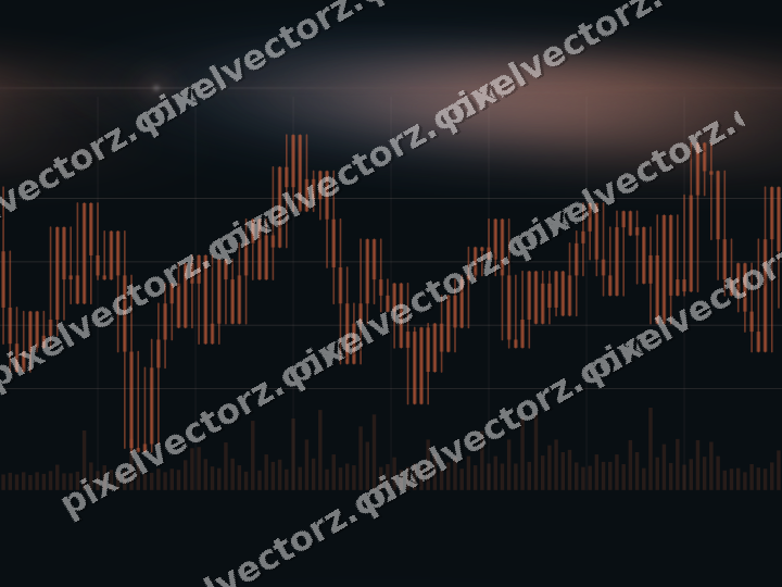 Nahtloser Neon Diagramm Hintergrund in Orange und Türkis