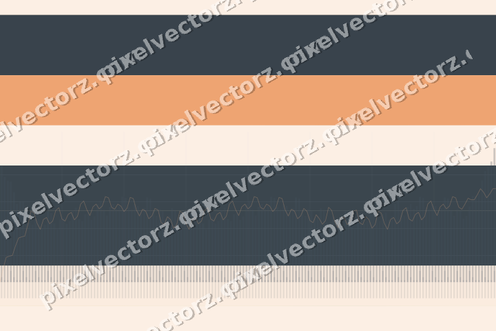 Soft pastel chart background in blue and orange
