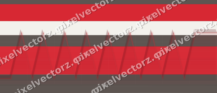 Glowing neon chart background in red and pale amber