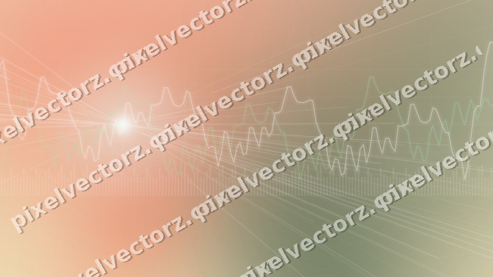 Soft pastel chart background in dark green and red