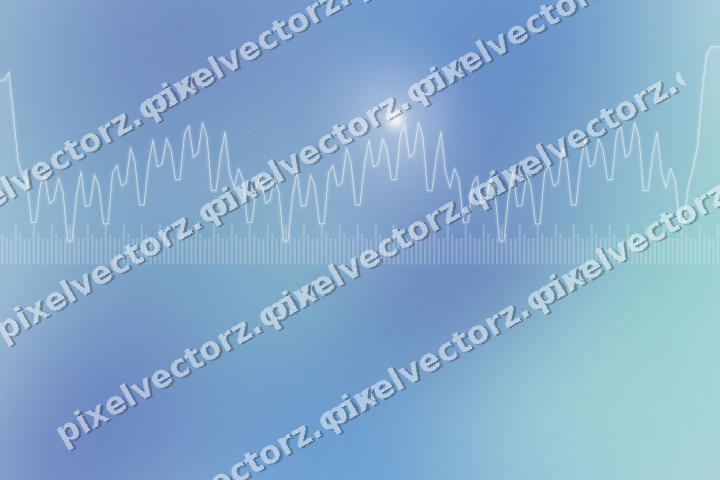 Soft pastel chart background in blue and cyan