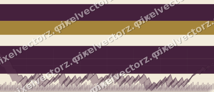 Soft pastel chart background in dark magenta and amber