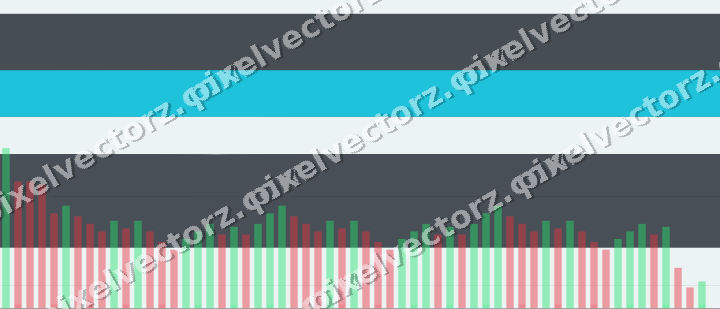 Glowing neon chart background in blue and teal