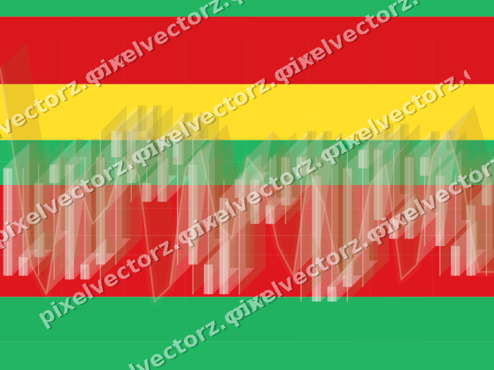 Soft pastel chart background in red and orange