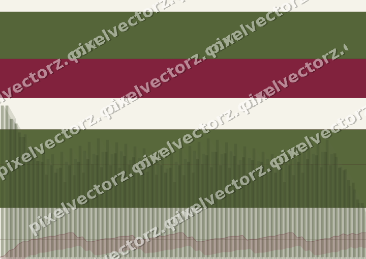 Glowing neon chart background in dark lime and dark pink