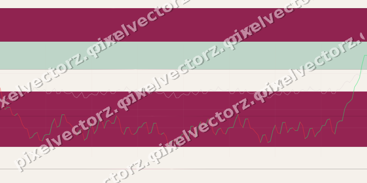 Glowing neon chart background in pink and green
