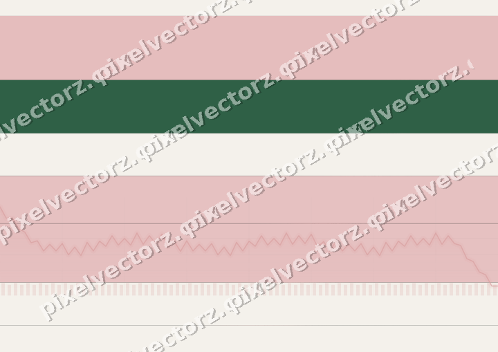 Glowing neon chart background in red and green