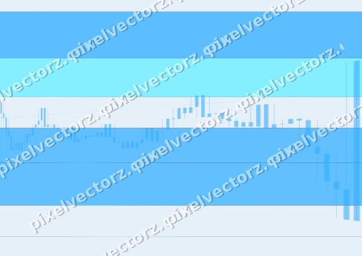 Glowing neon chart background in cyan and blue