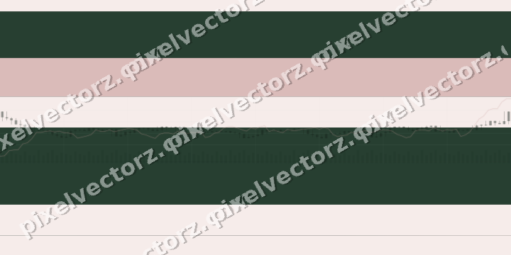 Glowing neon chart background in dark green and red