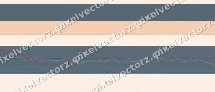 Glowing neon chart background in blue and orange