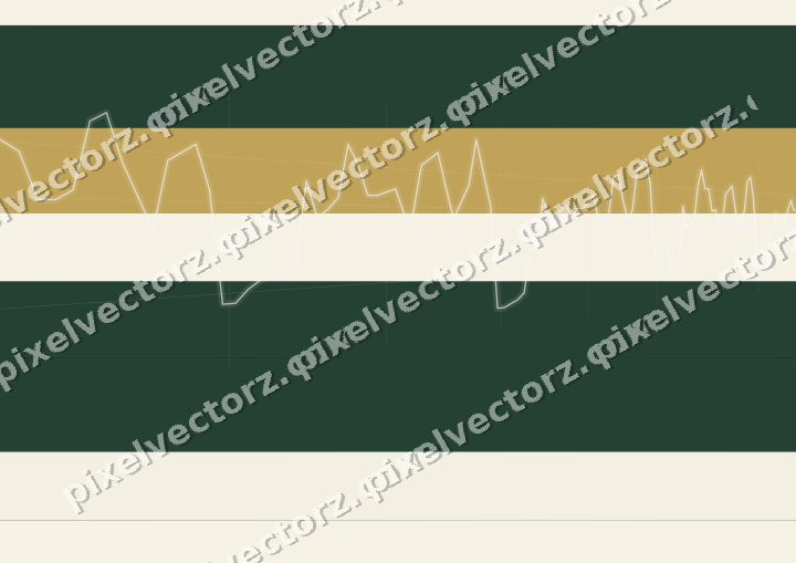 Glowing neon chart background in green and amber