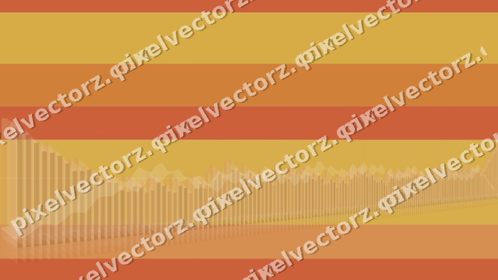 Soft pastel chart background in orange and amber